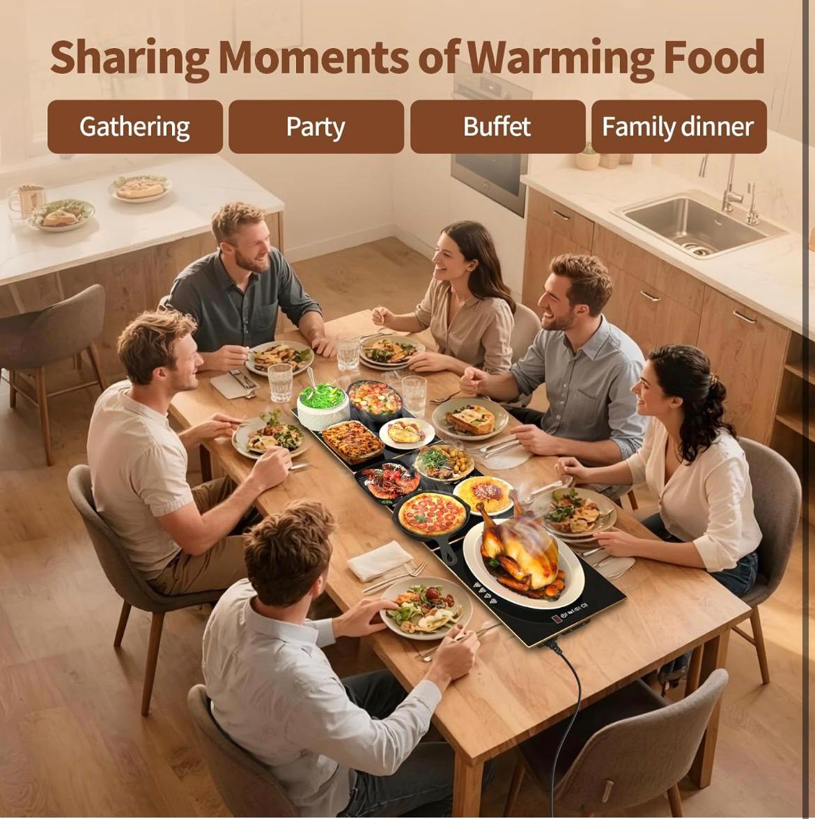 HeatEase Digital Food Warmer Mat
