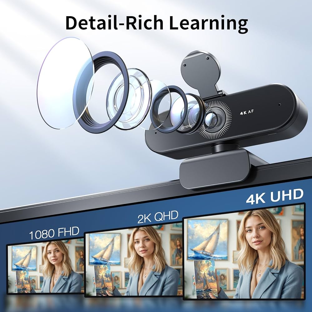 Webcam 4k Auto Focus