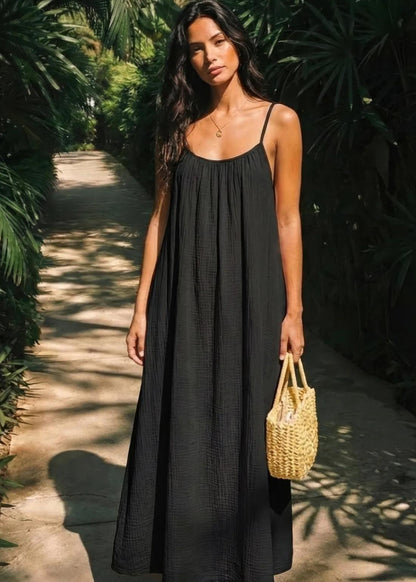 Backless Maxi Home Dress
