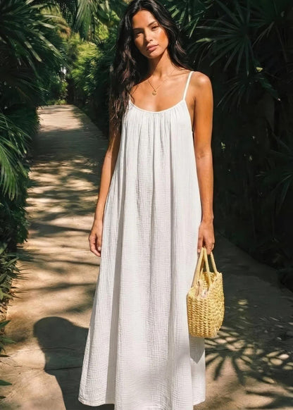 Backless Maxi Home Dress