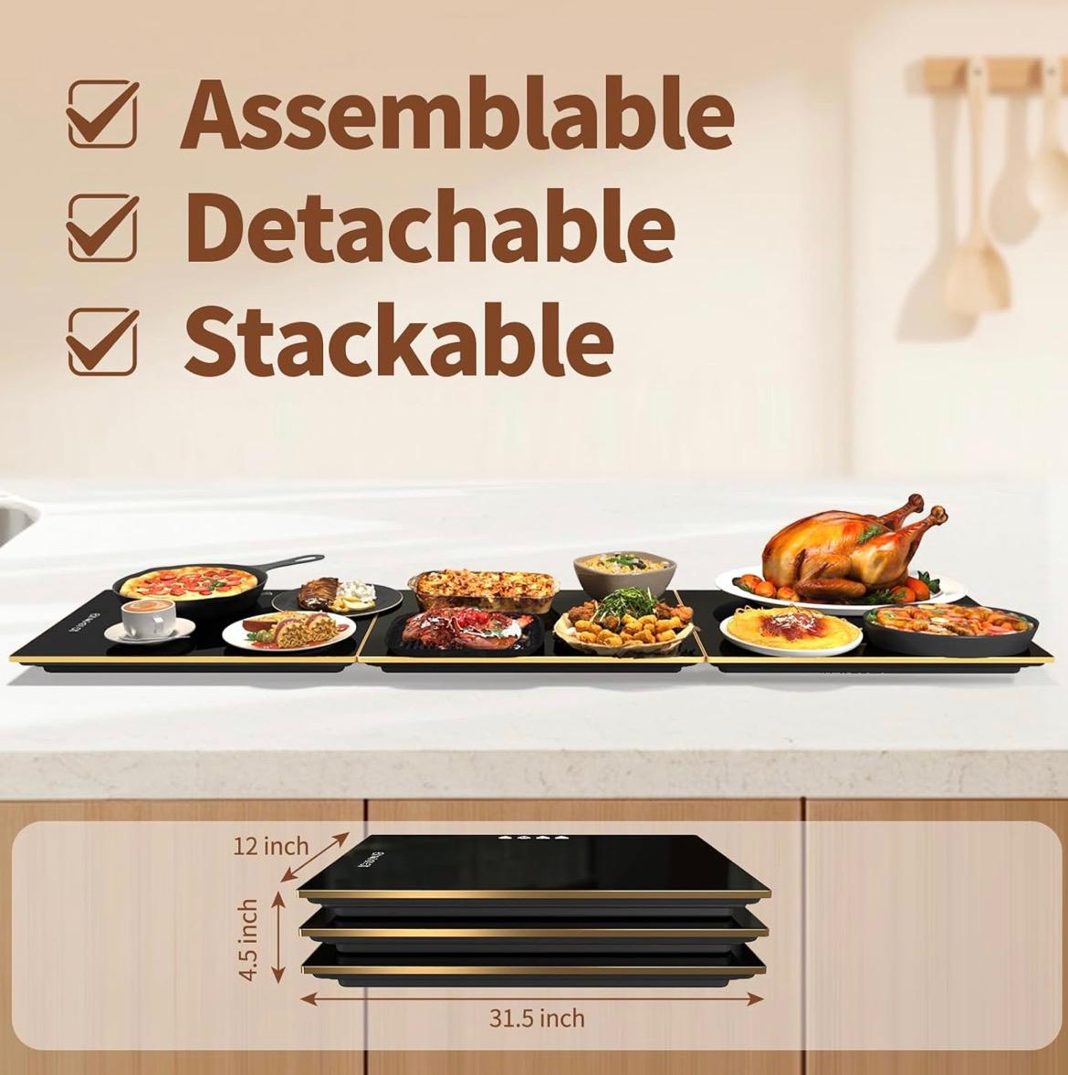 HeatEase Digital Food Warmer Mat